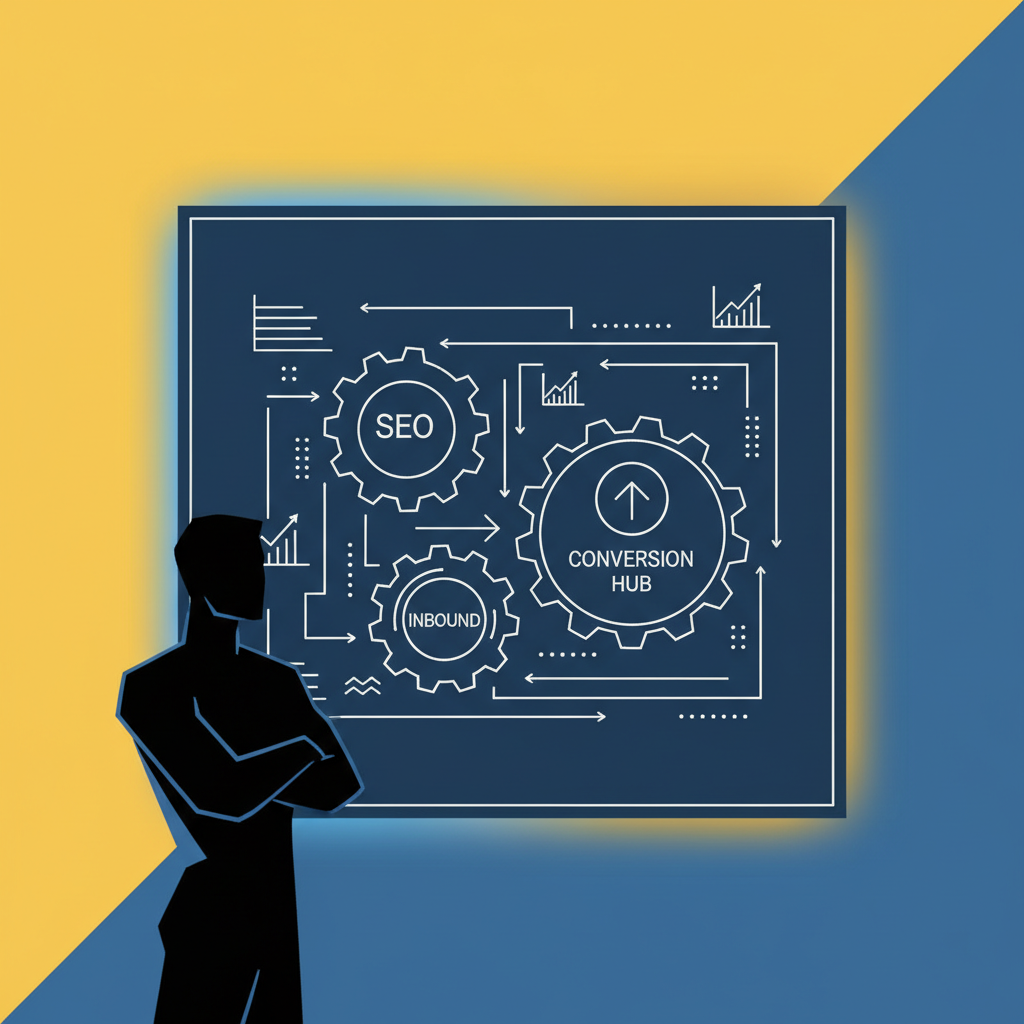 A person at a desk with charts and graphs, representing a digital marketing strategist planning a campaign.