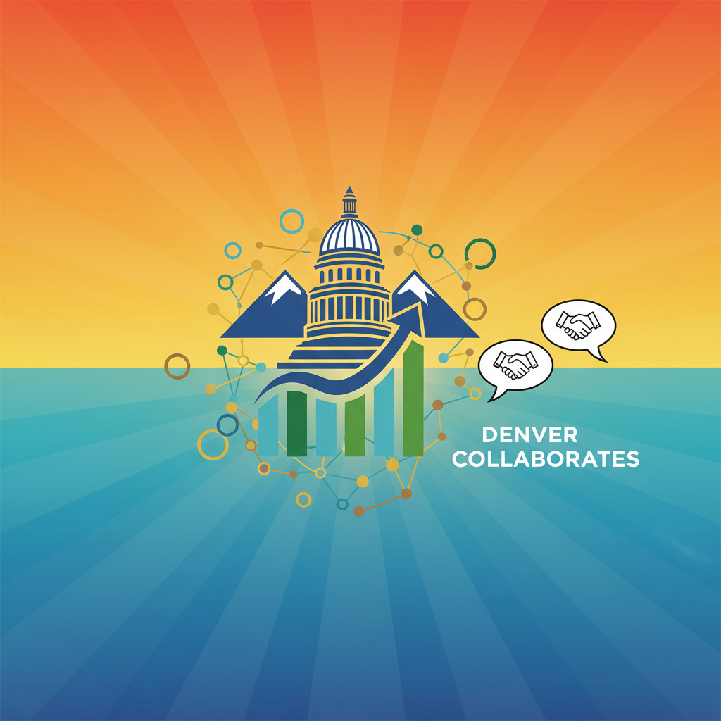 Two people shaking hands, representing a local business partnership in Denver.